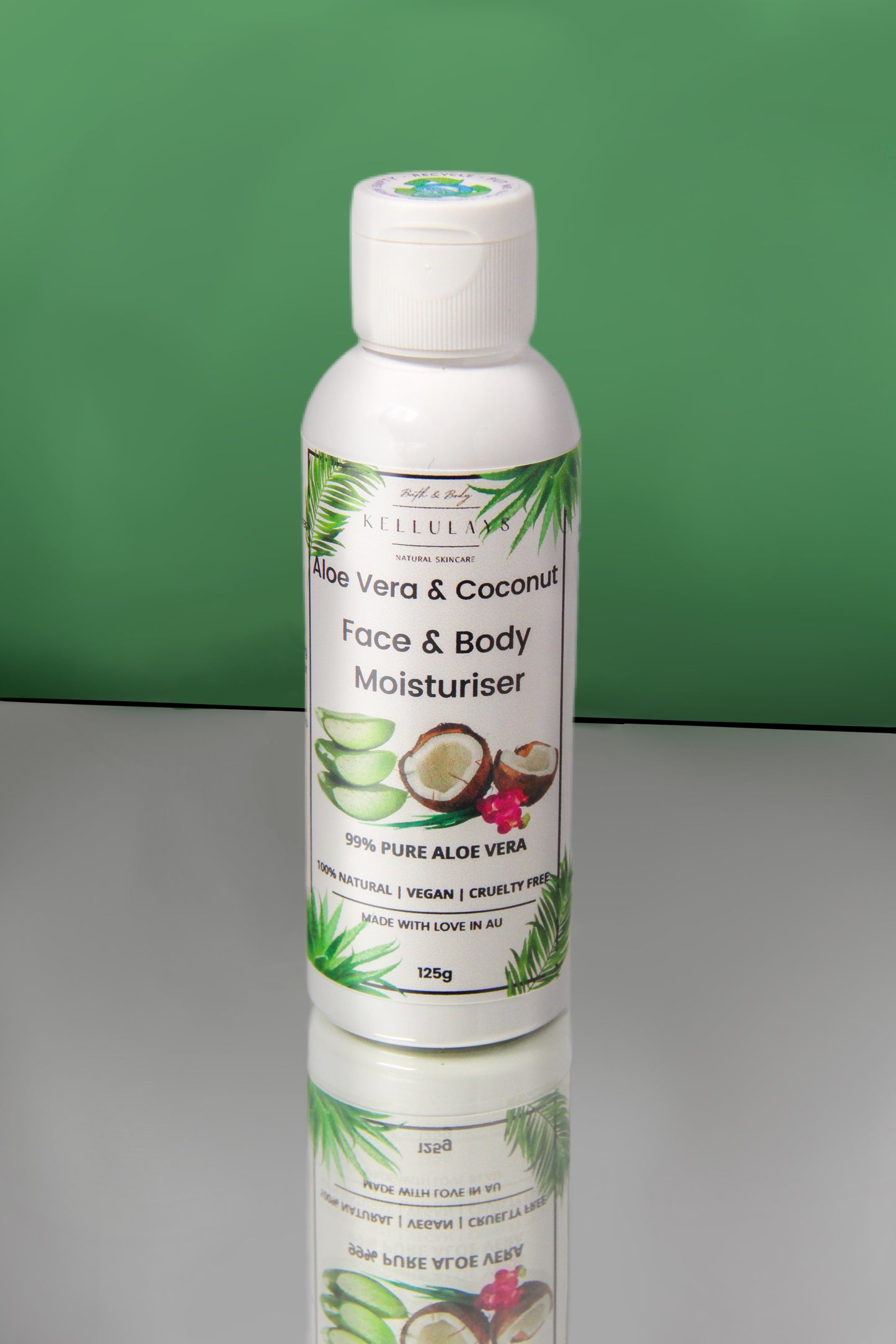 Aloe Vera & Coconut Face & Body Moisturiser - Kellulays