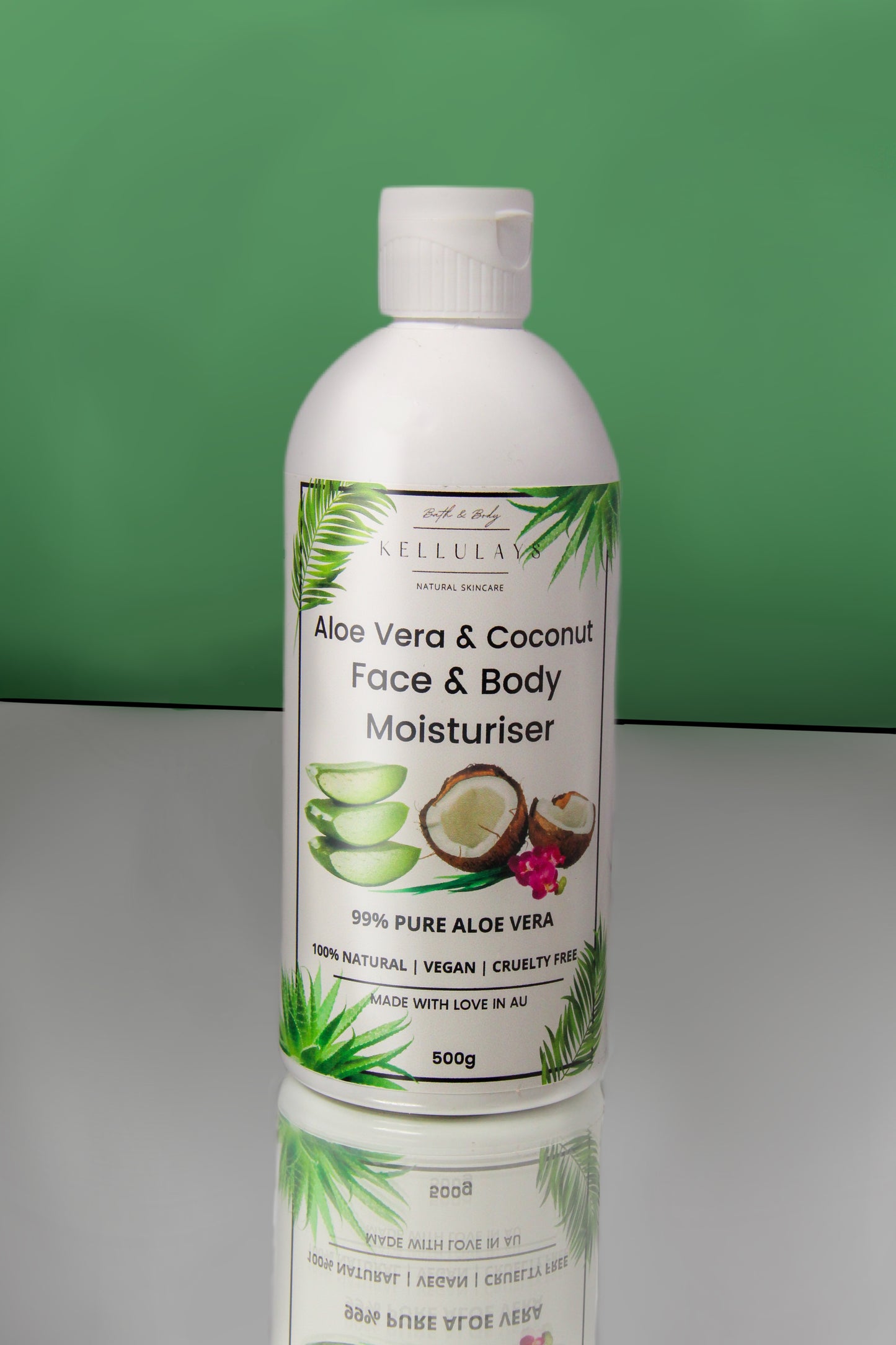 Aloe Vera & Coconut Face & Body Moisturiser - Kellulays