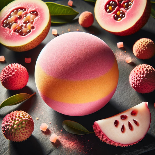 Lychee and Guava Bath Bomb