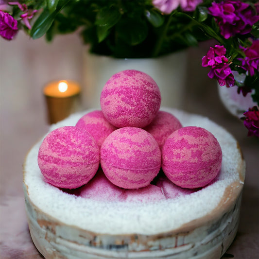 Pink Musk Sticks Bath Bomb
