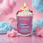 Cotton Candy Dessert Candle
